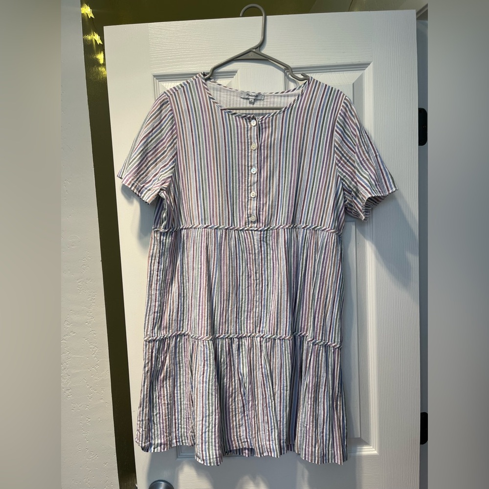 Madewell striped minidress